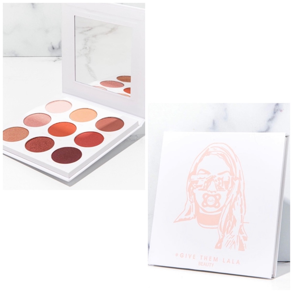 GIVE THEM LALA BEAUTY The Baby Eyeshadow Palette • Pink Brown Nude - NEW IN BOX